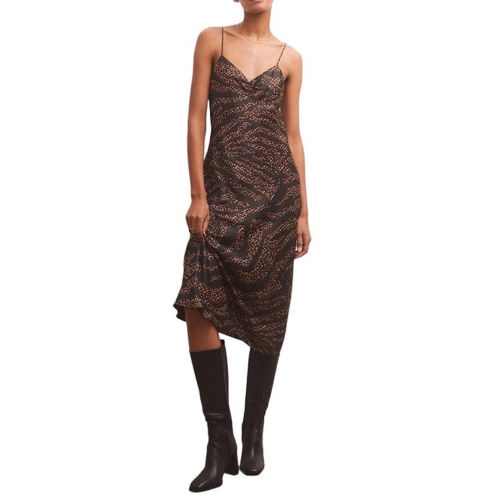 Z Supply Lark Dot Pattern Midi Dress